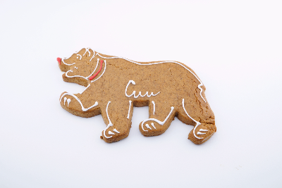 Haselnusslebkuchen 19x11cm Bär