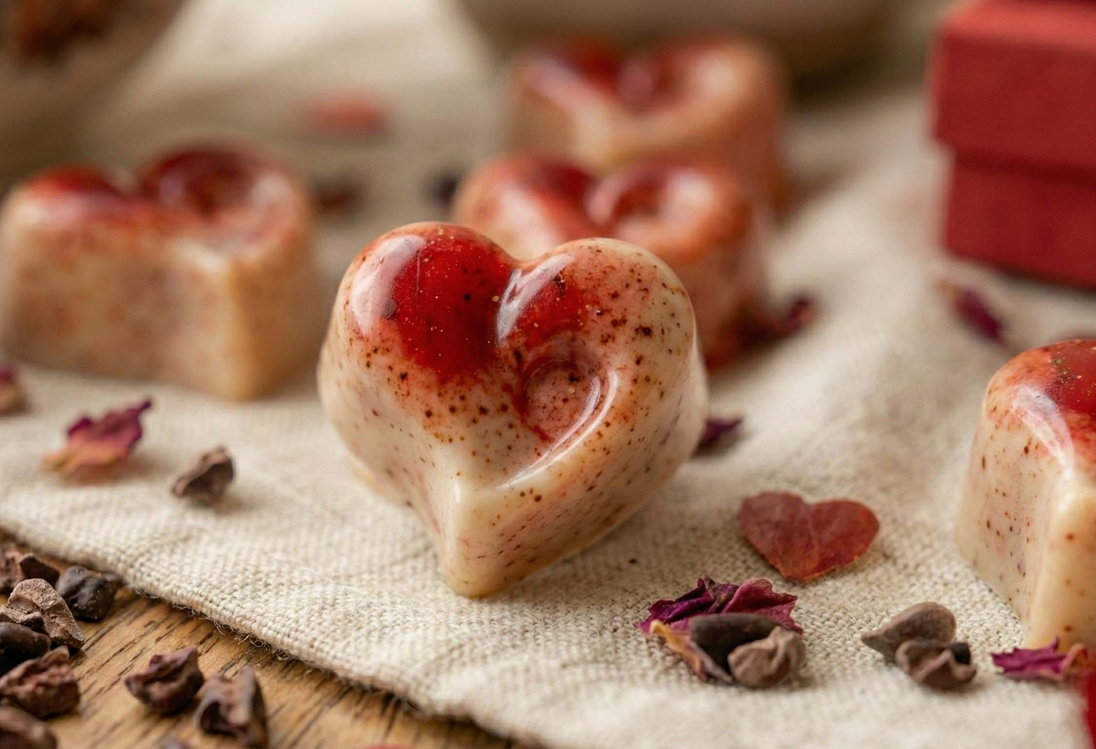 Valentinstag Schokolade Details